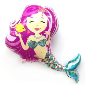 Products: 90x80CM Large Pink Mermaid Foil Balloon Balloon Party Box