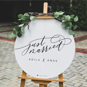 Products: Party Hire Set-60cm 60cm White Acrylic Round Board Balloon Party Box