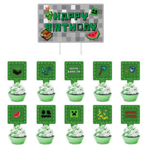 Products: Minecraft Jumbo Add-An-Age Letter Banner