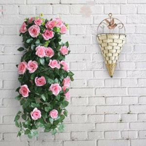 Artificial Pink Rose hanging Vine String 1.8m
