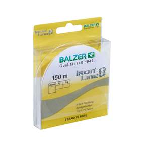 Fishing Lines: Braided Line - Iron Line 8 Yellow 150m