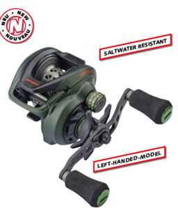 Fishing Reels: Shirasu Baitcaster 7200L LH (380m of 0.18)