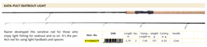 Freshwater: KATA-PULT SEATROUT LIGHT 2.75m Carbon 4-23Gram Cast