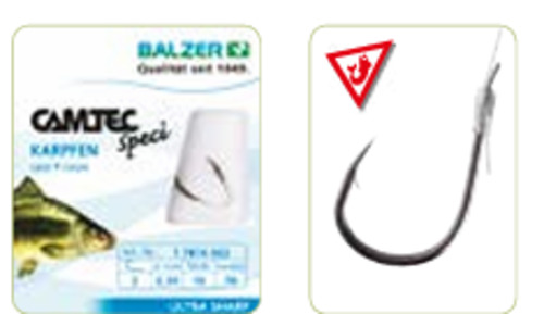 Freshwater: x10 Trout / Salmon Trace - #4 Hook with 0.25mm x 70cm leader