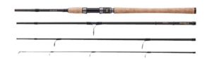 Fishing Rods: Diabolo Golden Circle 4-Piece IM-7 Carbon Travel Spin Rod 45 – 2.4m (5–45g)