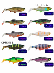 Fishing Lures: Shirasu Fake Shad Softbait – UV Active – Realistic Predator Lure (10–16cm)