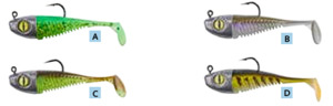 Fishing Lures: Pre-Rigged Micro Softbait Lures – 5cm / 6g – Chicco 2go