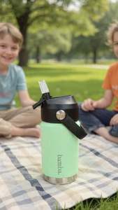 Kids Drink Bottles: Kids Stainless Steel Drink Bottle - Green