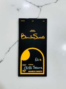 Chilli&Sesame 62% Dark Chocolate(Vegan)