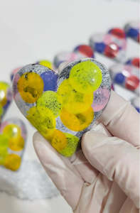 Salty Caramel and Almond&Hazelnut Knafeh Hearts