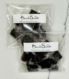 Drinking Chocolate: 70%Dark Chocolate Caramel Candy