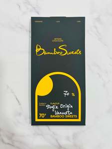 Chocolate Bar: 70% Vanuatu Bean-To-Bar Dark Chocolate (V)(GF)