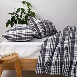 Quilt Cover Sets: Brentford Flannelette Quilt Cover Set