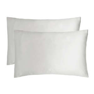 Bamboo Satin Pillowcases - Silver