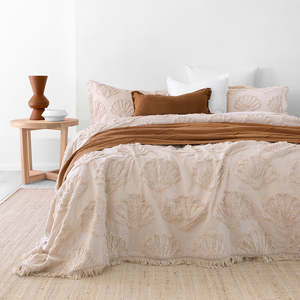Coverlets Comforters: Hydra Coverlet Set - Pebble