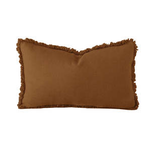 Cushions: Linen Cushion - Rectangle - Hazel