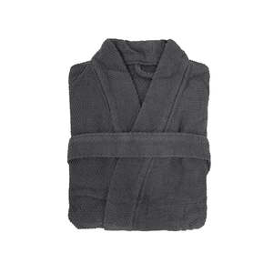 Angove Cotton Robe - Charcoal