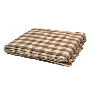 Gingham Throw - Clove