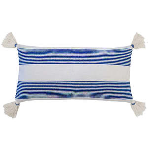 Panama Rectangle Cushion - Azure
