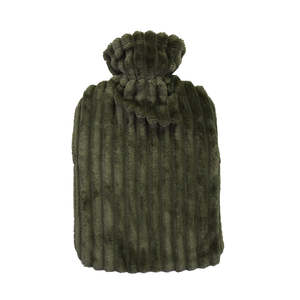 Accessories: Channel Hot Water Bottle - Olive