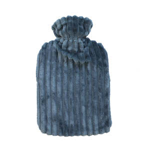 Accessories: Channel Hot Water Bottle - Steel Blue