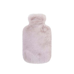Frida Faux Fur Hot Water Bottle - Thistle