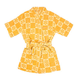 Beach Accessories: Daisy Check Robe - Mango