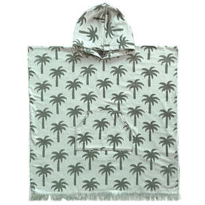 Beach Accessories: Palm Adult Beach Hoodie - Sage