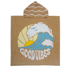 Kids Ponchos: Good Vibes Poncho Pal