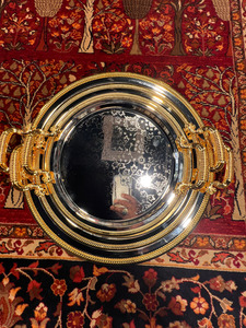 Stainless steel tray Luxe Persian Rugs