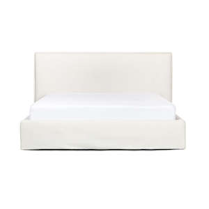 Tamarama | Double Linen Bed Frame and Headboard