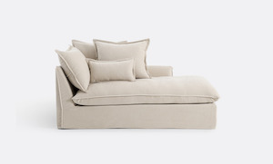Coastal | Linen Style Chaise Only