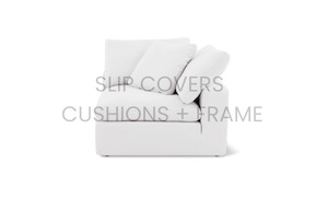 Couch Cover/ Slip Cover Only - Cloud Corner Chair | Feather Down