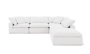 Cloud Classic Couch: Cloud Classic | 5-Piece Modular Sofa (Includes Ottoman)