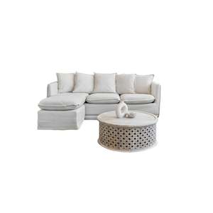 Balmoral | 3 Seater Sofa with Fabric Slipcover with Chaise