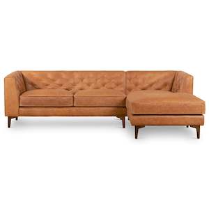 Leather Sofas: Studio | Leather Chaise Sofa