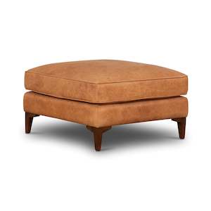 Leather Sofas: Studio | Leather Ottoman