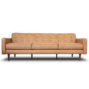 Lottie | 3 Seater Sofa Tan Leather Online