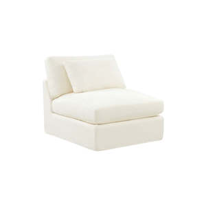 Bayside | Linen Feather Modular Couch Armless Chair