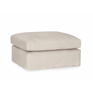 Hampton Sofa: Hampton | Linen Feather Sofa Ottoman