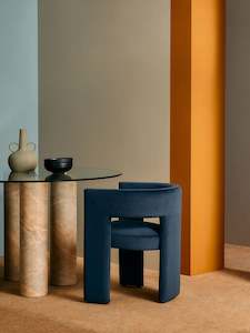 Dining Chairs: Benton Dining Chair in Navy