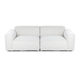 Macedon 2 Pcs | Oversized Fabric Sofa with Ottoman