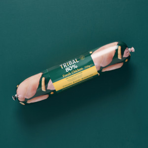Dog Food: Tribal Gourmet Sausage - 80% Chicken 750g