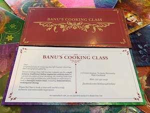 Cooking Class Gift Voucher