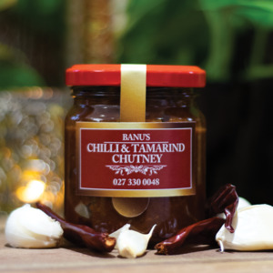 Hot Chilli, tamarind and garlic chutney