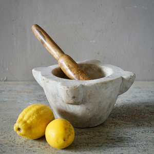 Products: Marble Mortar & Pestle