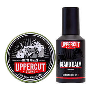 Uppercut Deluxe Beard Balm Bundle - Matte Pomade SAVE $8