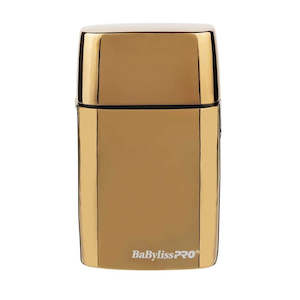 Clippers Shavers: BaBylissPRO Gold FX02 Cordless Metal Double Foil Shaver