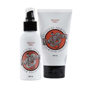 Hair Thickening: King Brown 2-Step Thickening System