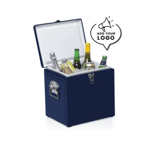 VINTAGE COOLER BOX NAVY - Branded - Barclae Ridge Gift Solutions